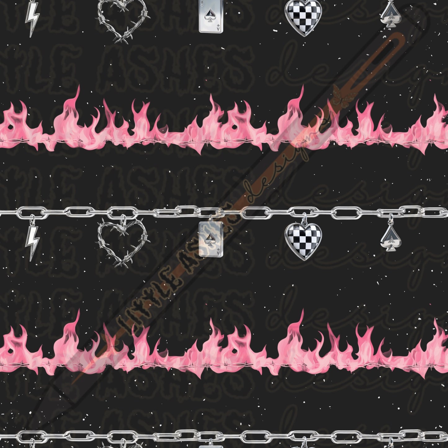 Flames and charms