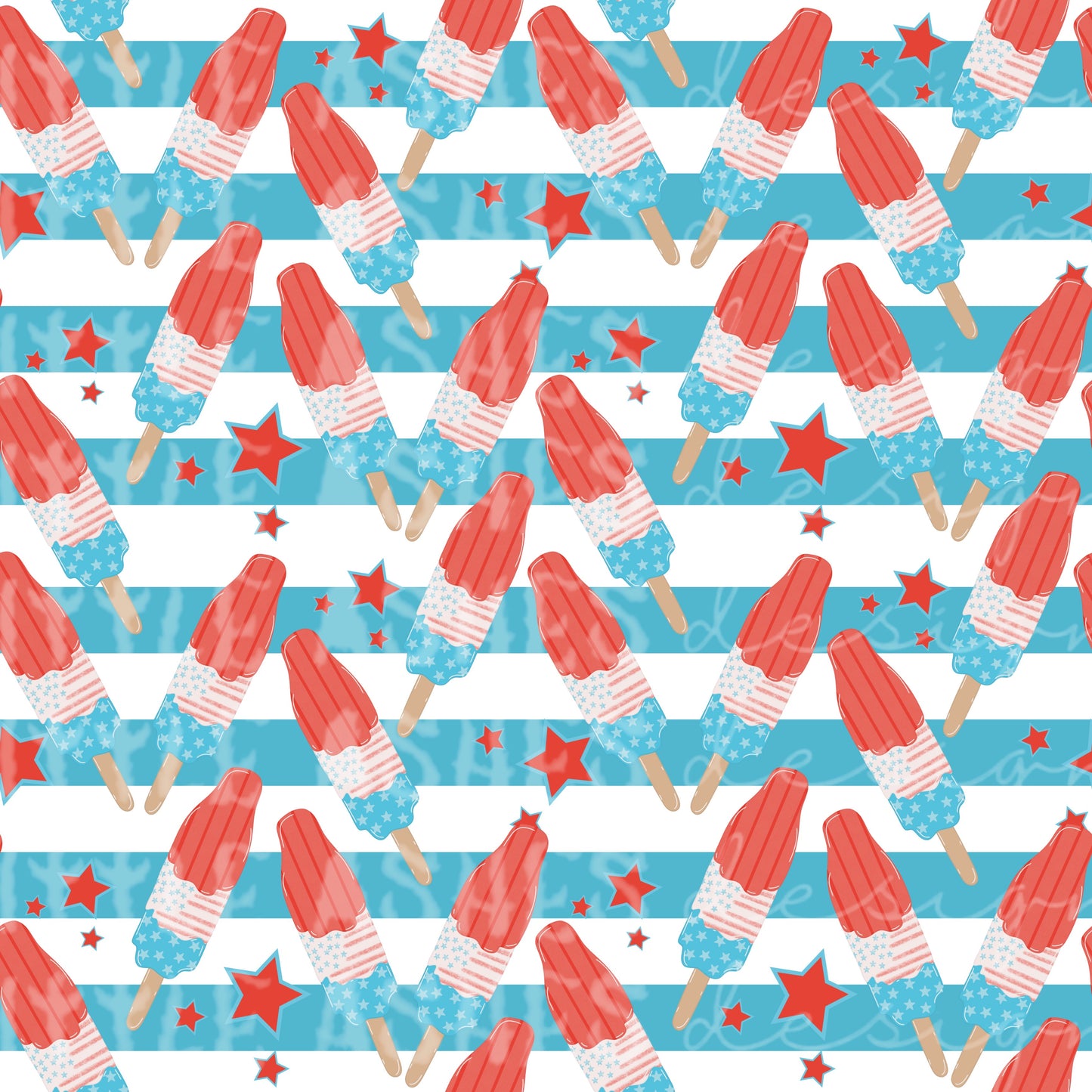 Popsicles, stars, and stripes