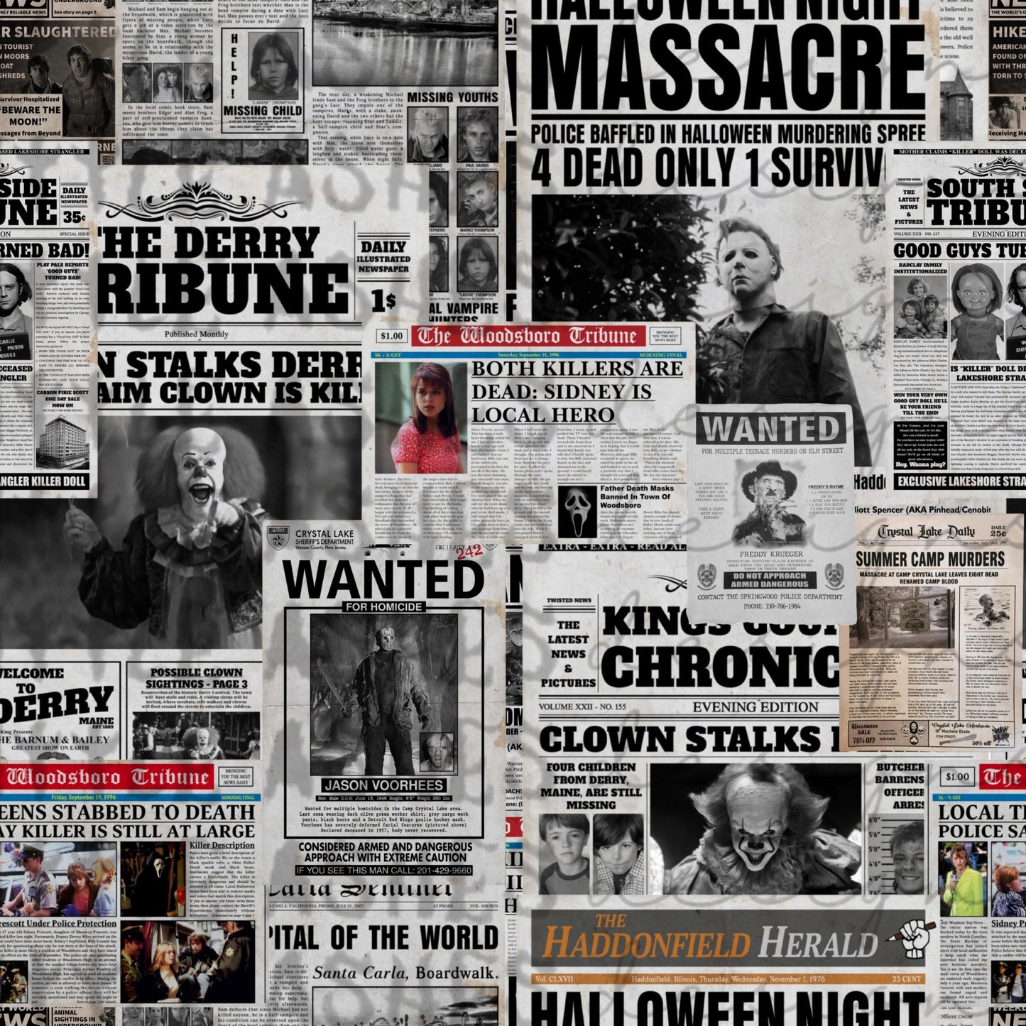 Horror newspapers