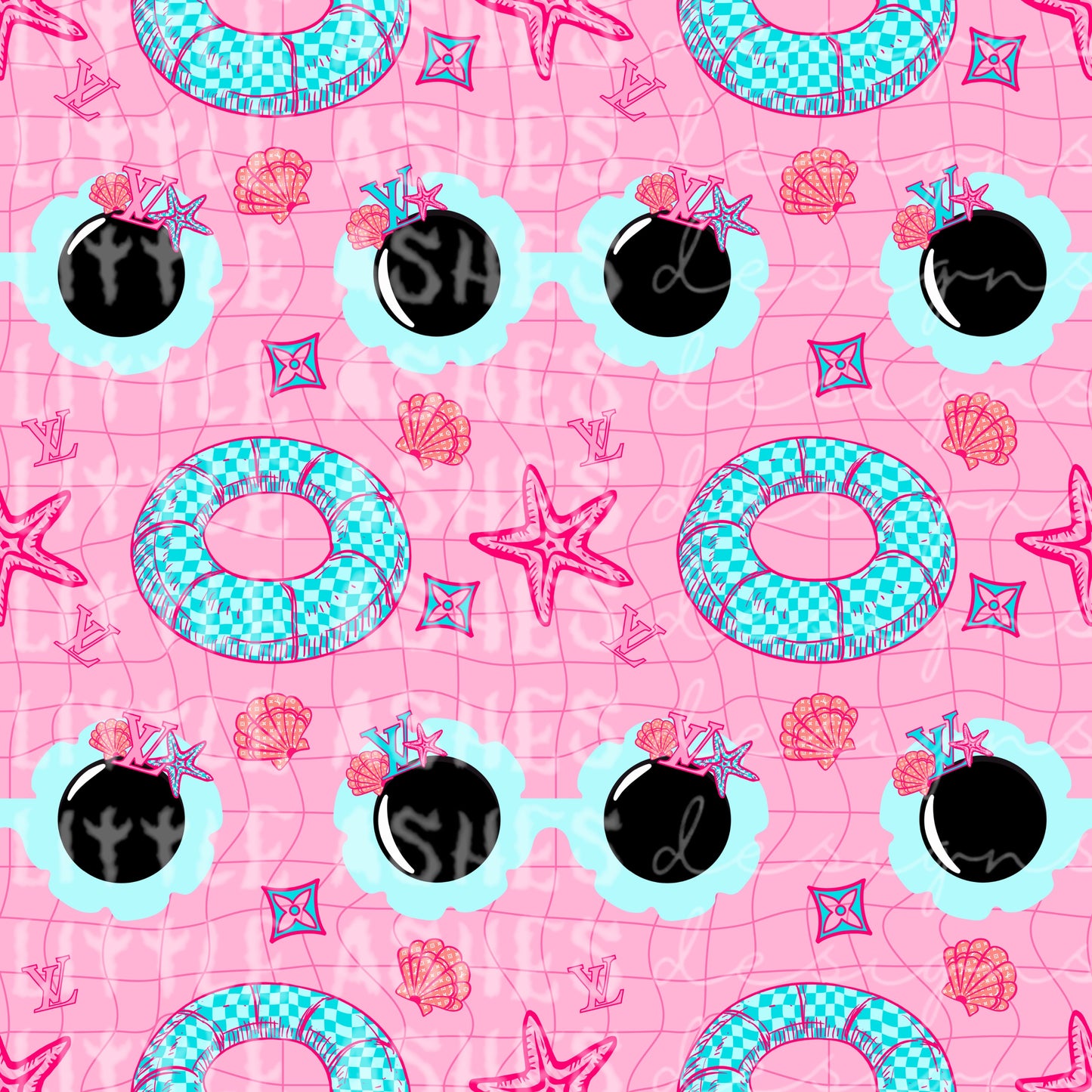 Pink floaties