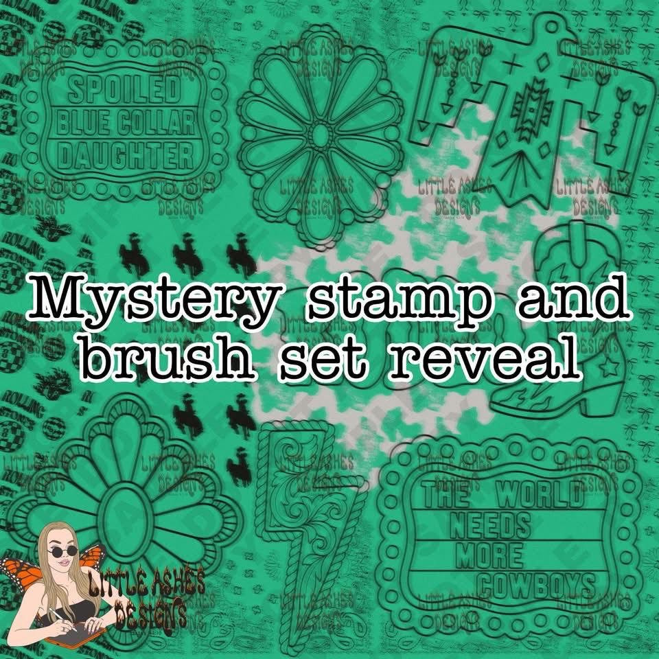 stamp and brush set