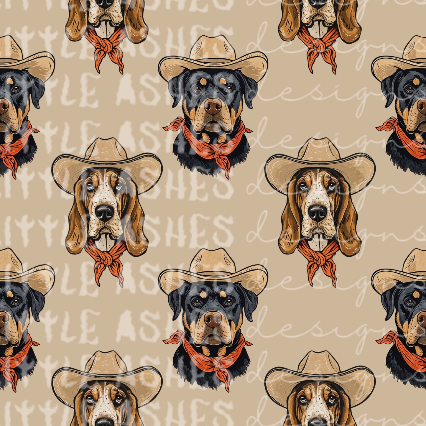 Sketched dogs