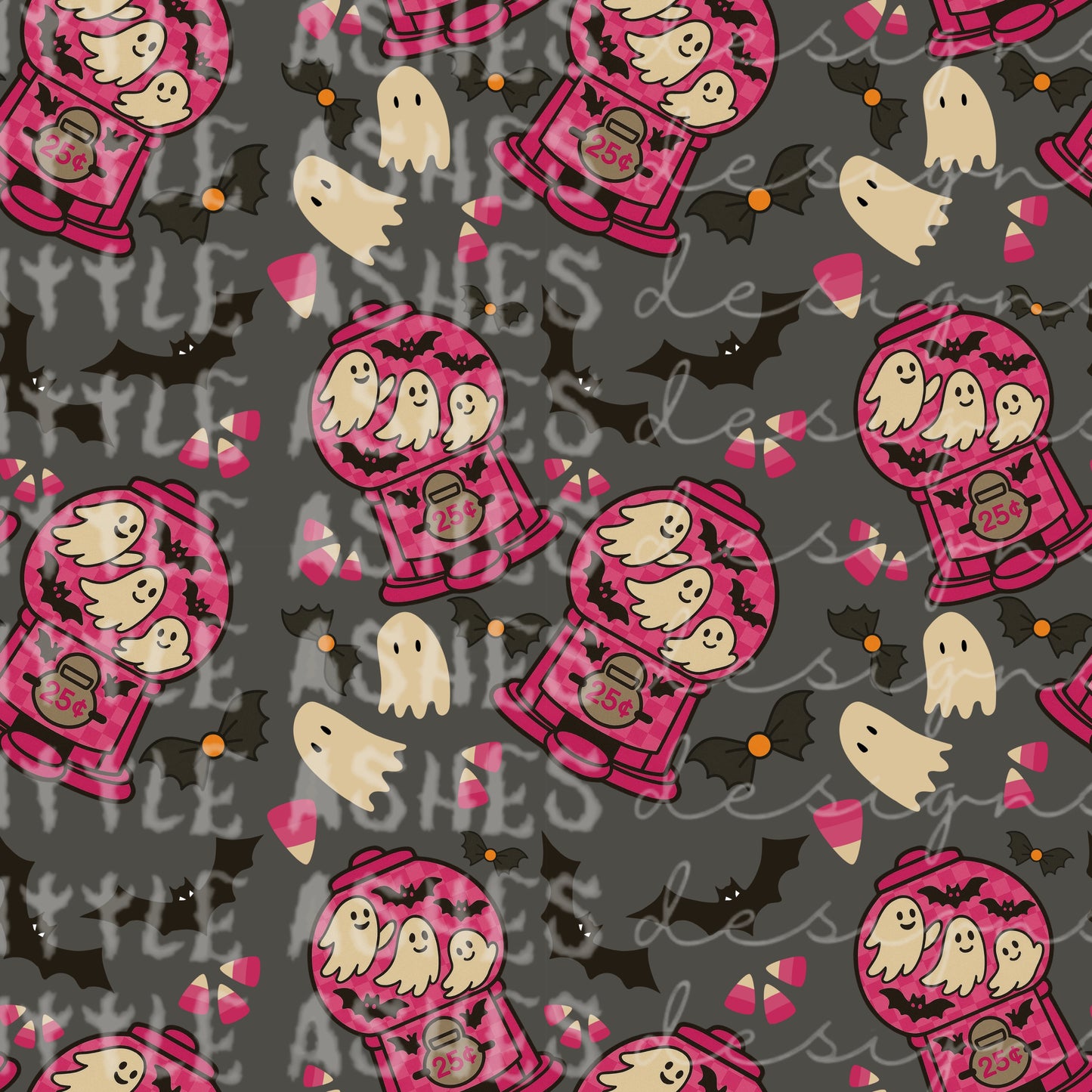 Spooky grey gumballs