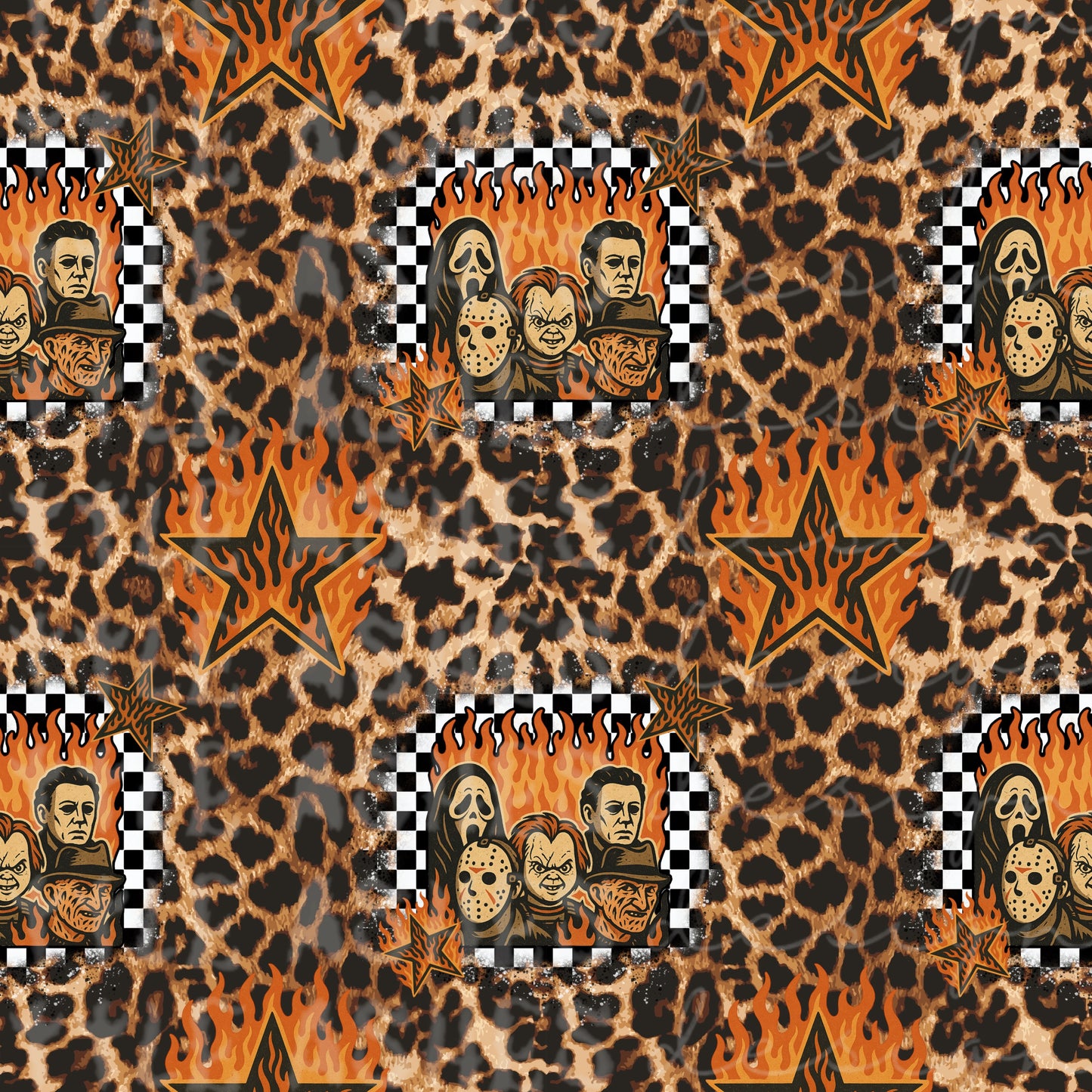 Cheetah print and monsters