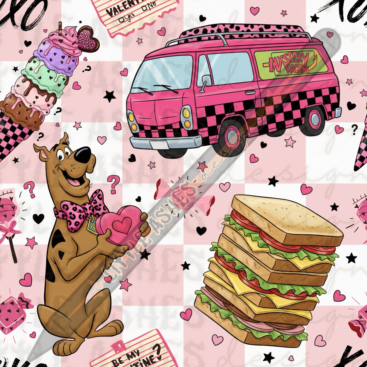Mystery machine valentine