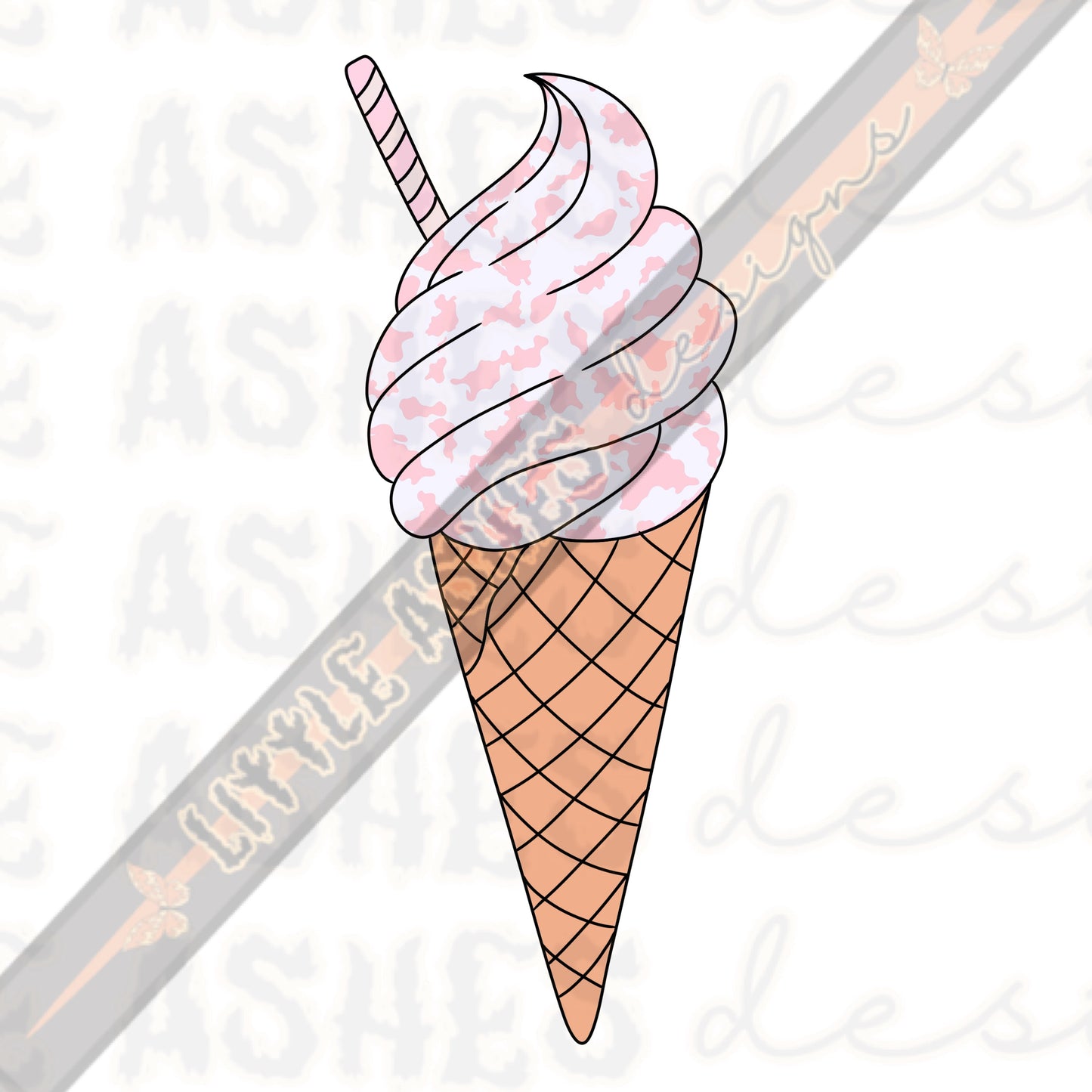 Western ice cream clipart
