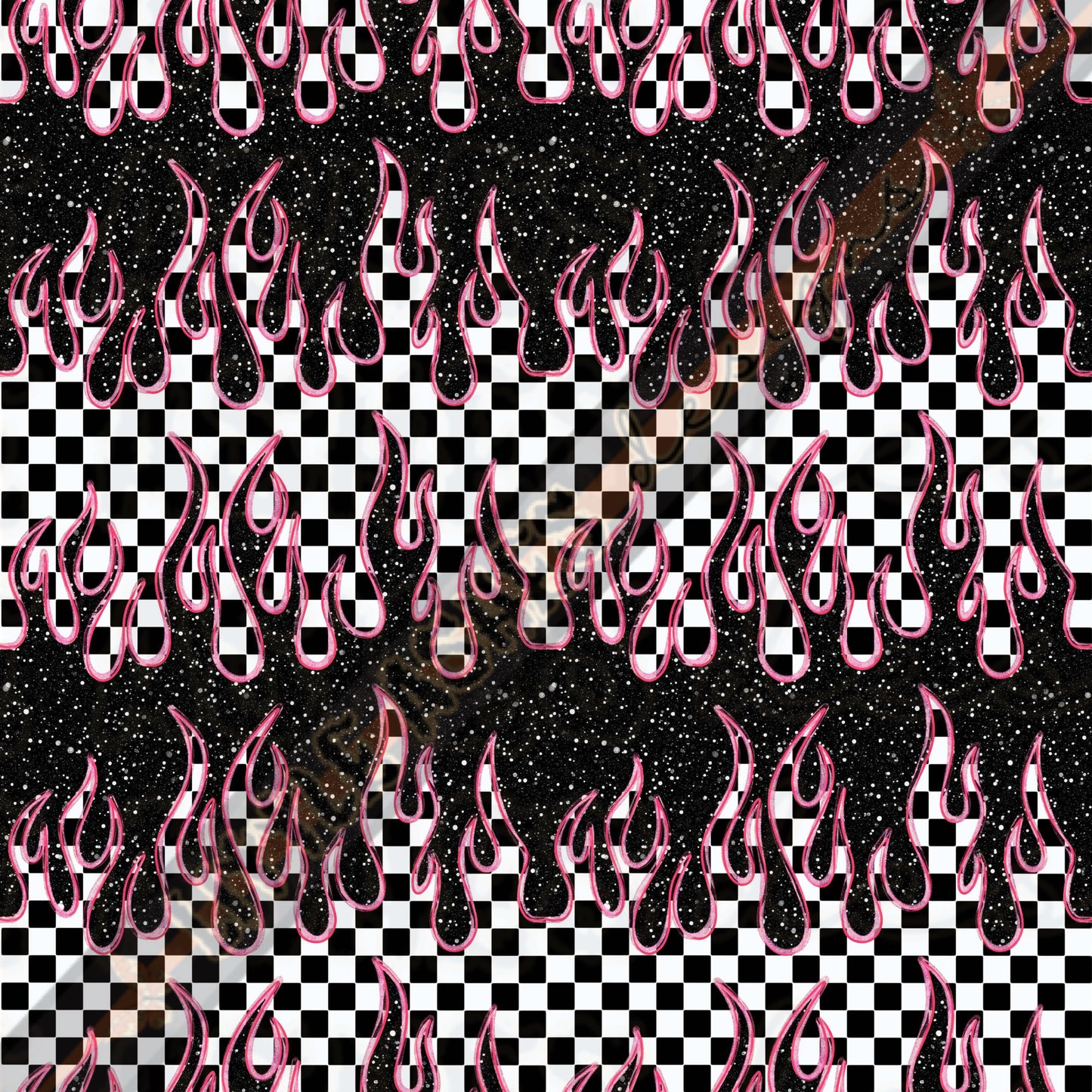 Glitter flames