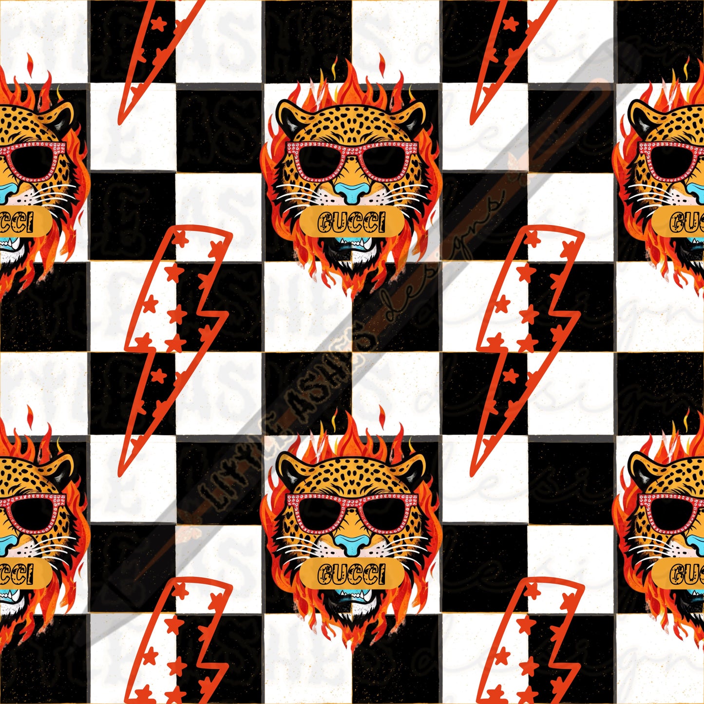 Boujee checkered