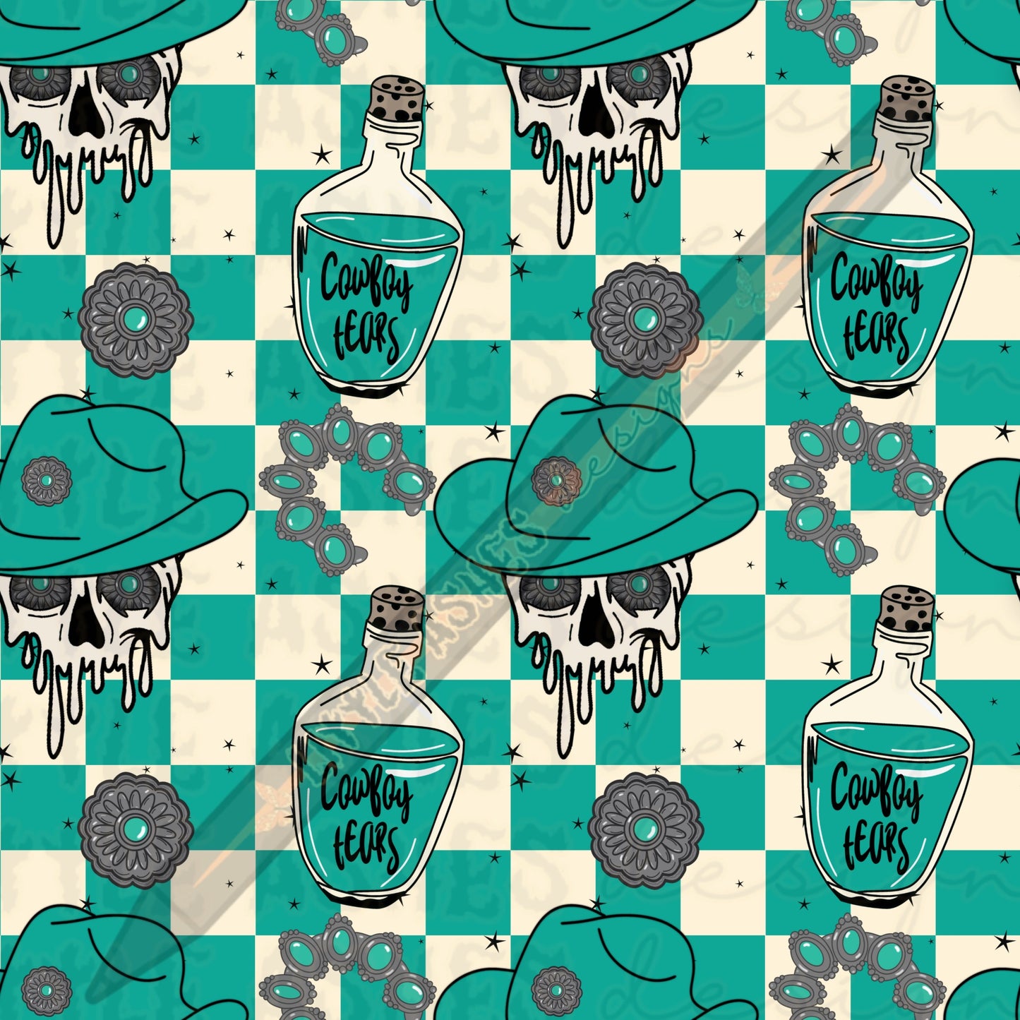 Turquoise cowboy tears