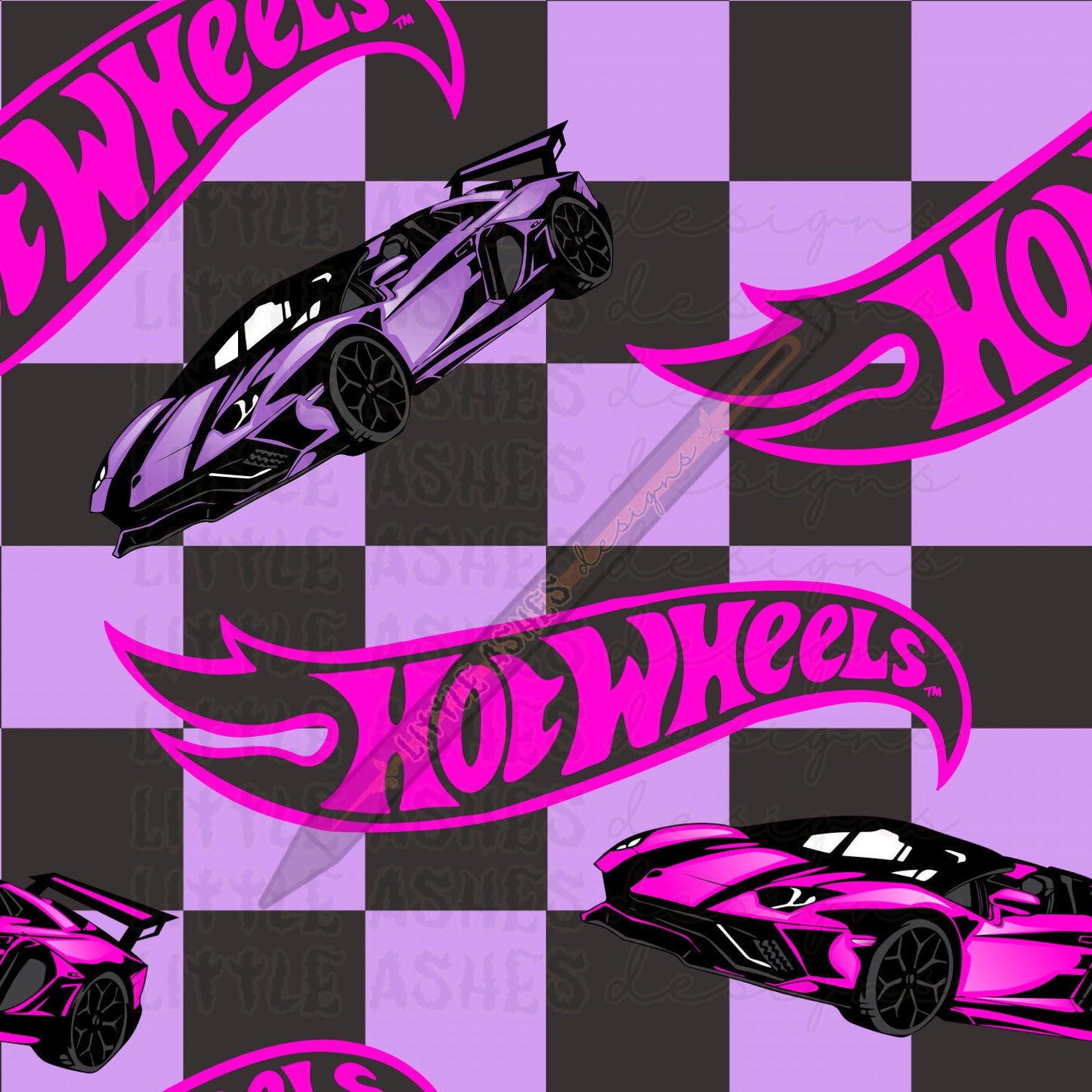Pink hot wheels