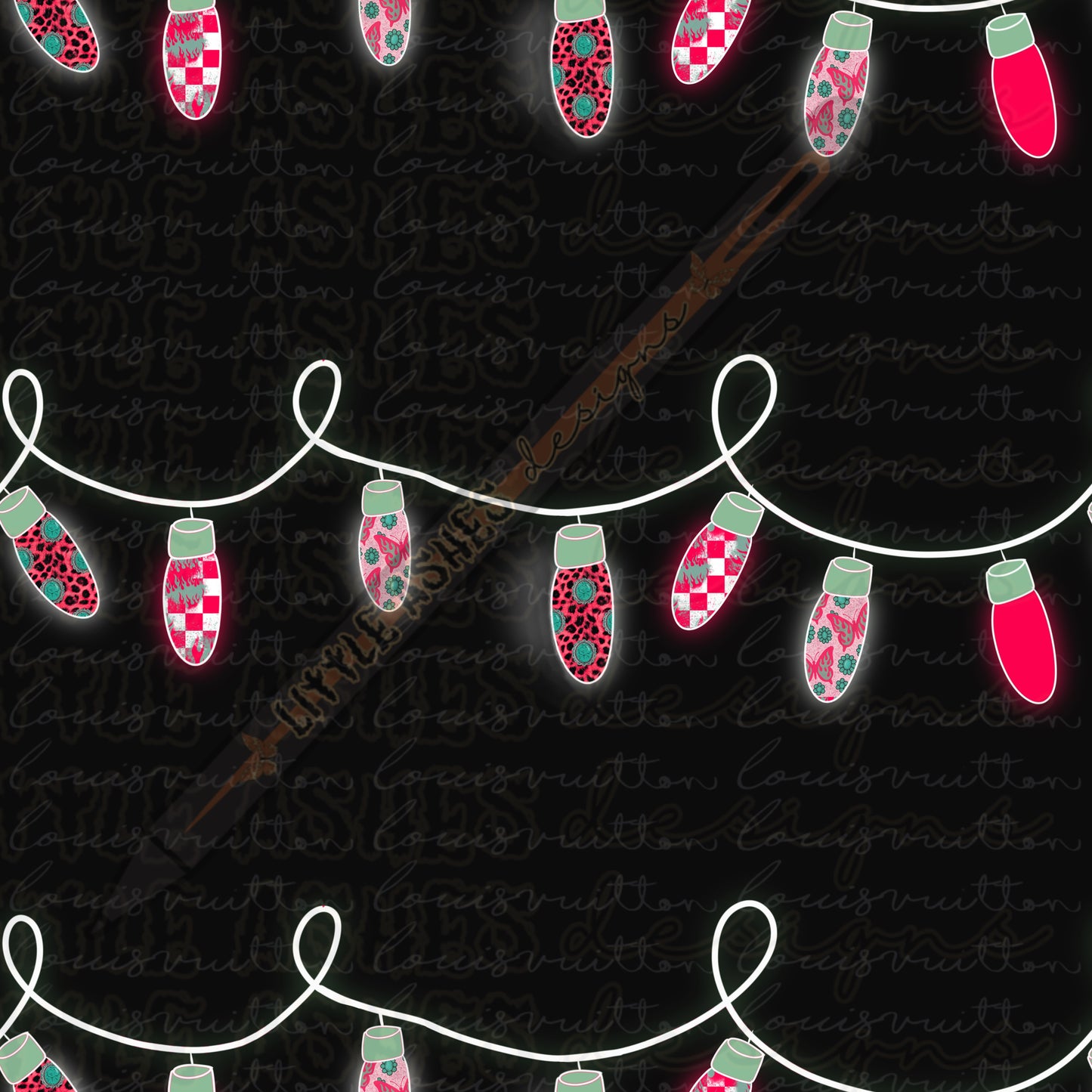 Boujee Christmas lights