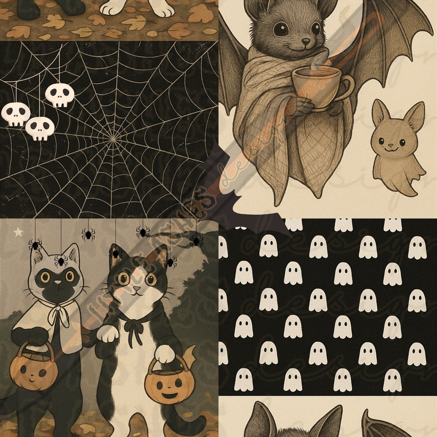 Spooky patchwork
