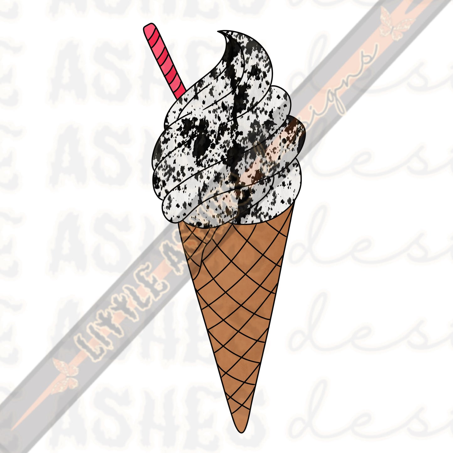 Western ice cream clipart