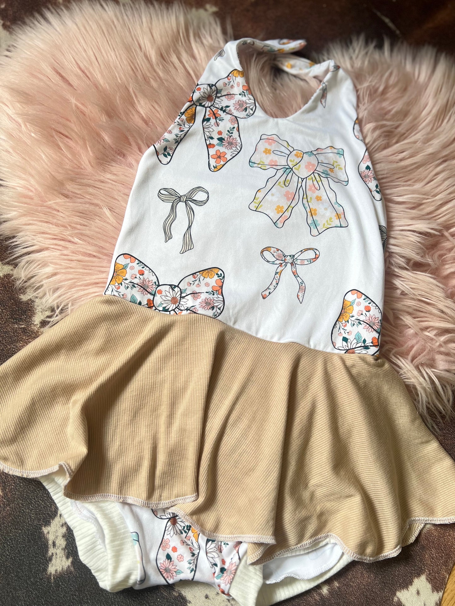 2/3t boho bows halter Brielle