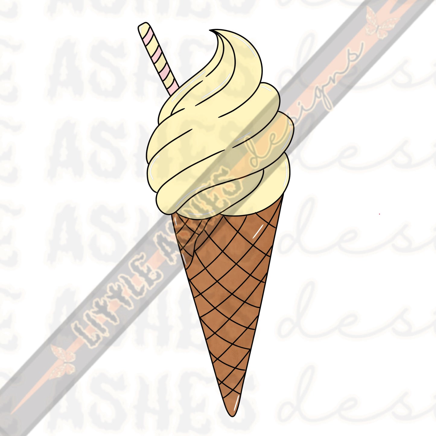 Western ice cream clipart