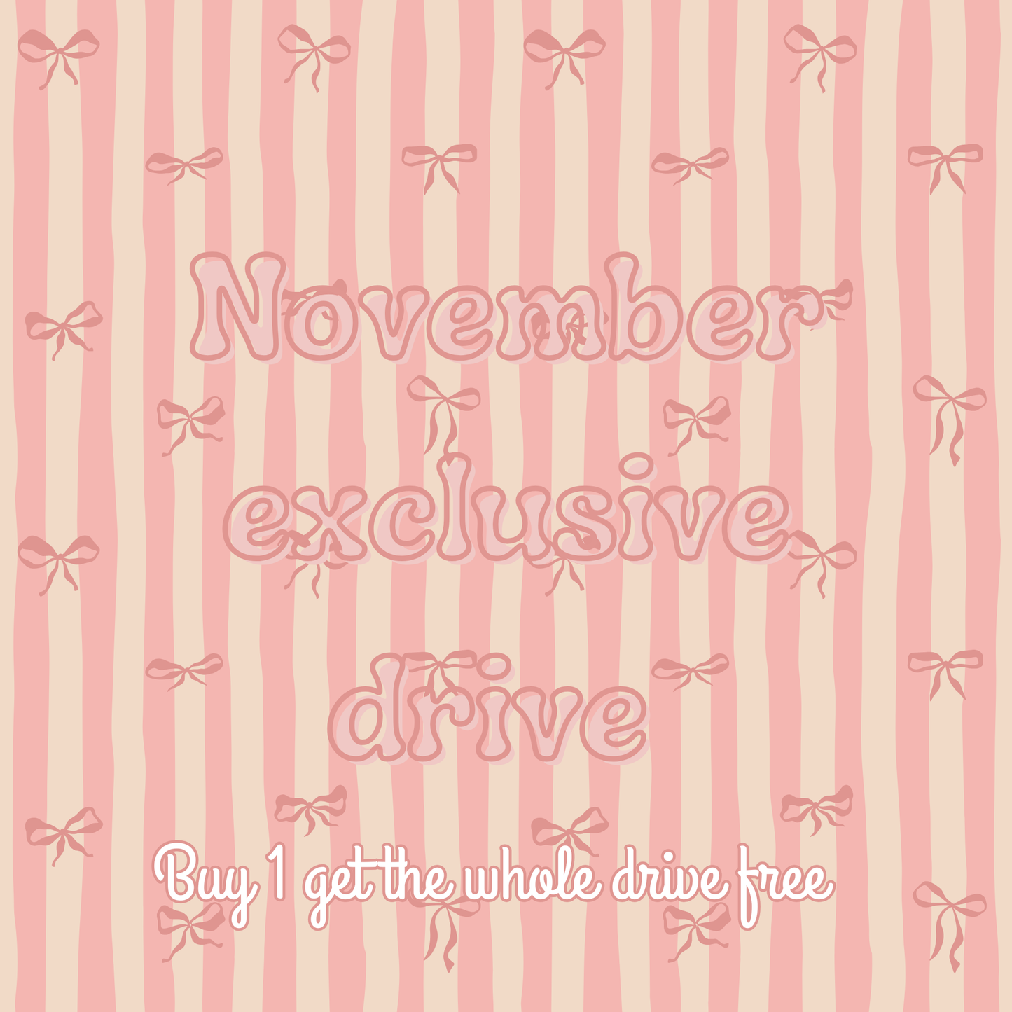 November’s exclusive drive