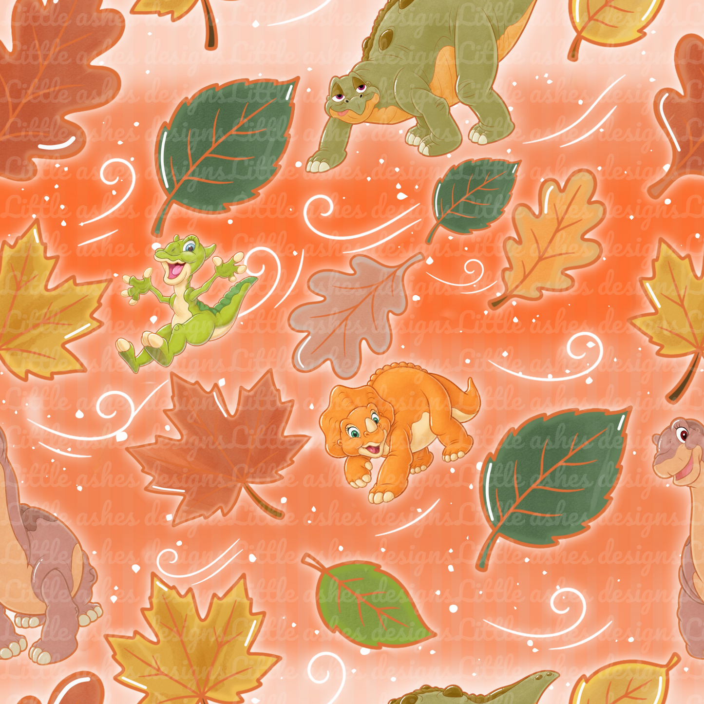 Fall leaves Dinos