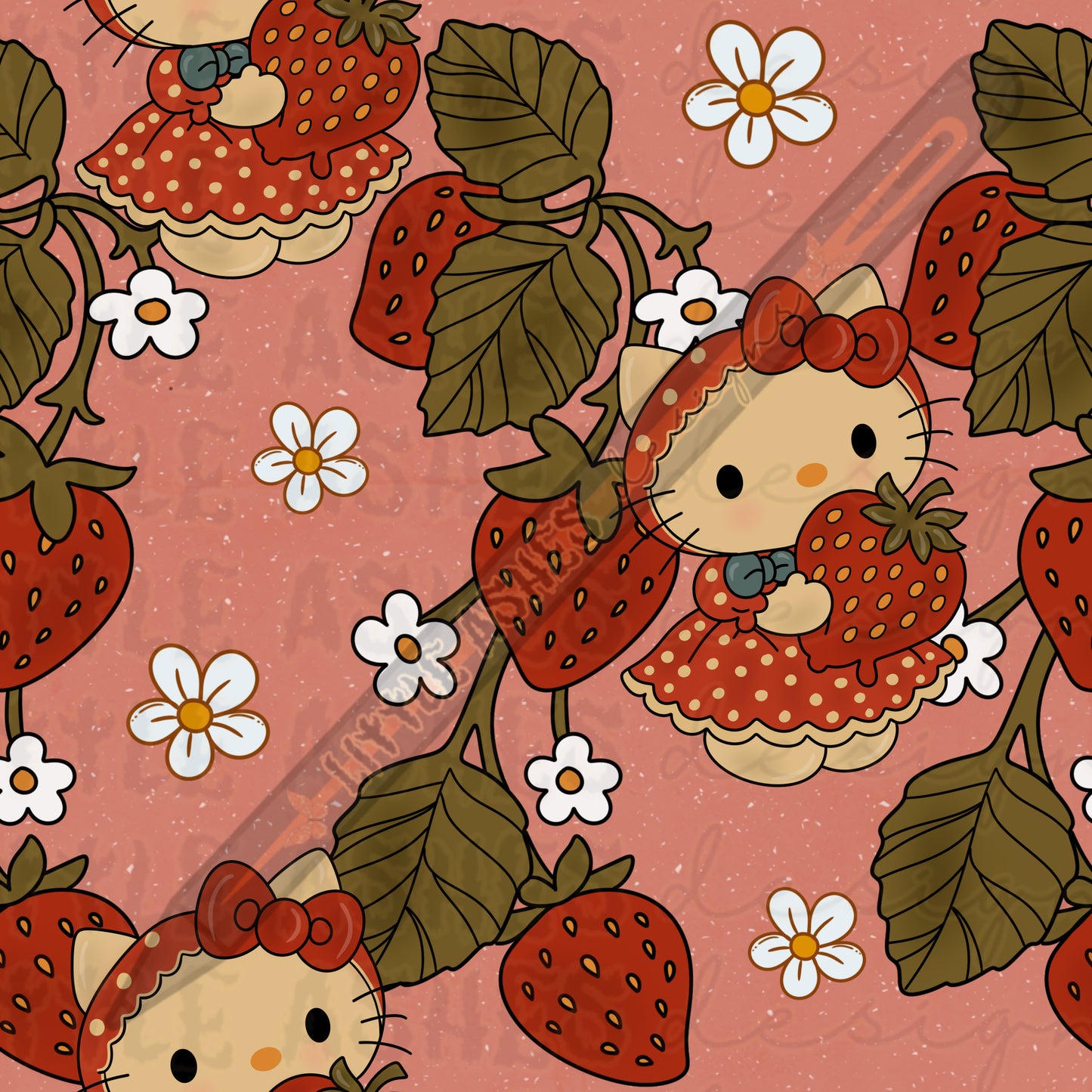Strawberry kitty