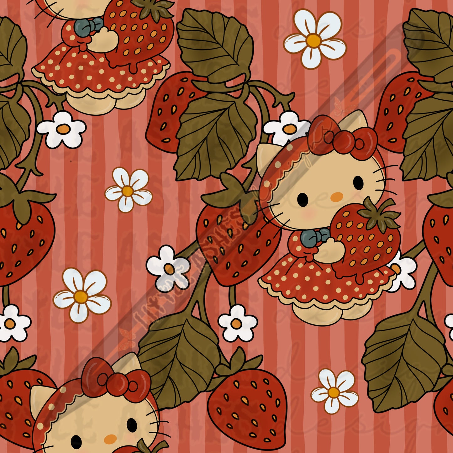Strawberry kitty