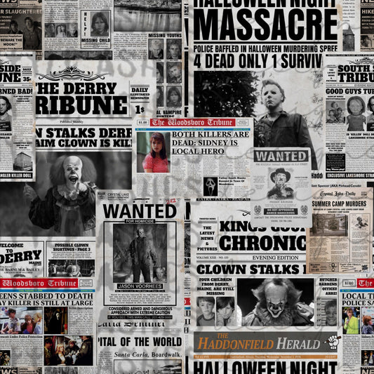 Horror newspapers