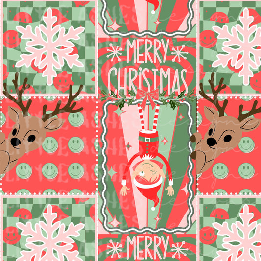 Merry Christmas patchwork