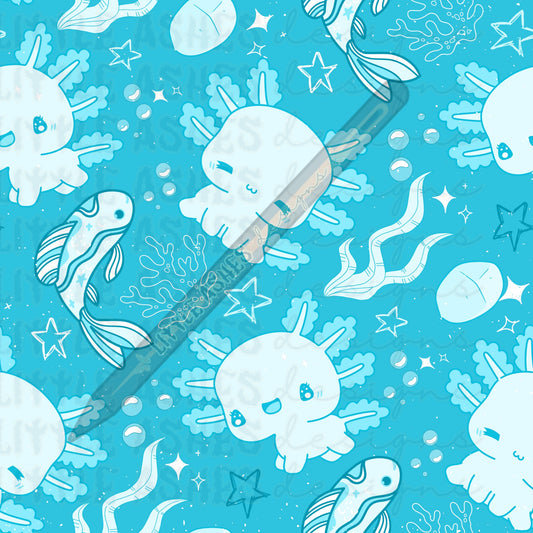 Aqua axolotl
