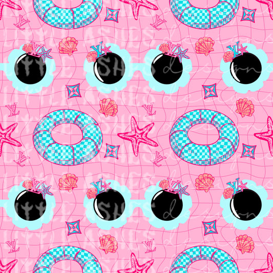 Pink floaties