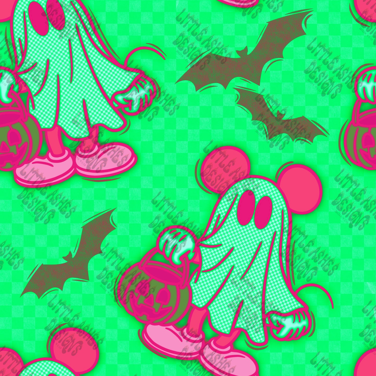 Mouse Ghost Seamless