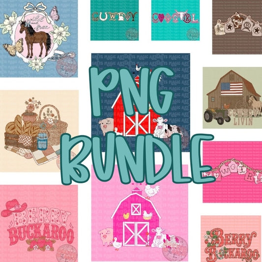 Growing wild collab png bundle