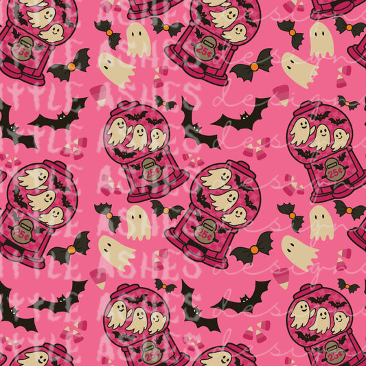Spooky pink gumballs