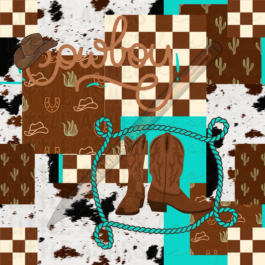 Cowboy patchwork