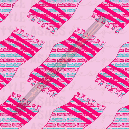 Pink boujee beach towel