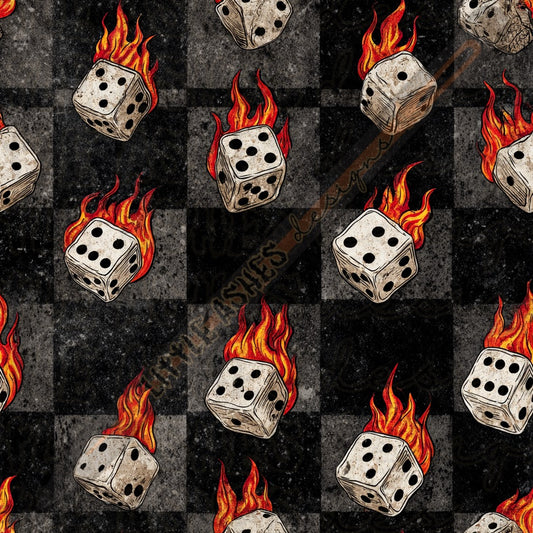 Flamming dice