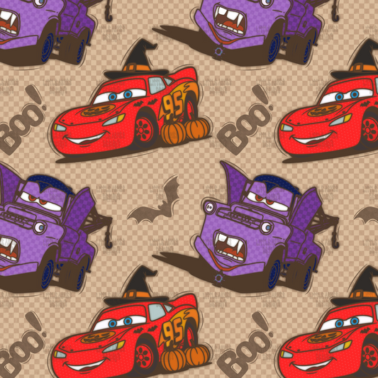 Spooky Car Seamless
