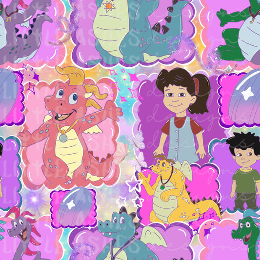 Nostalgic cartoon