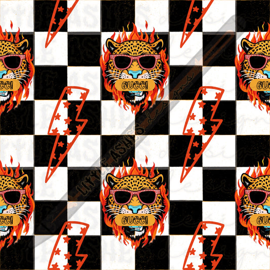 Boujee checkered