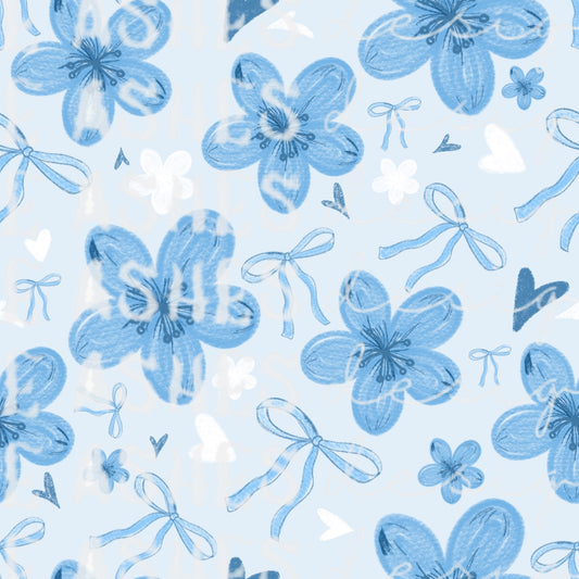 Hand drawn flower painting