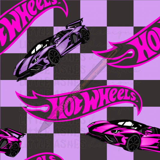 Pink hot wheels