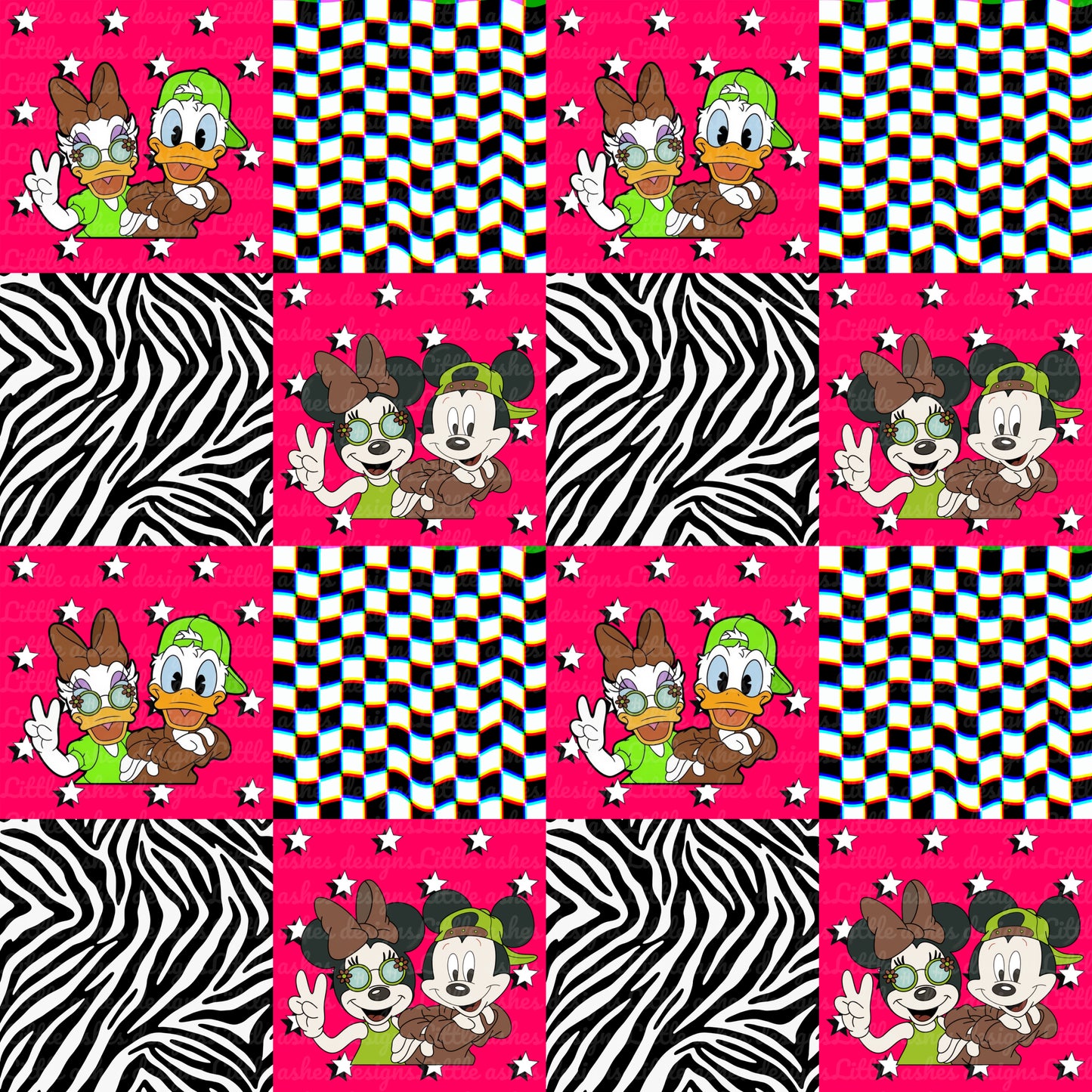 Pink Friends Seamless