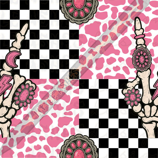Pink skulls (mystery)
