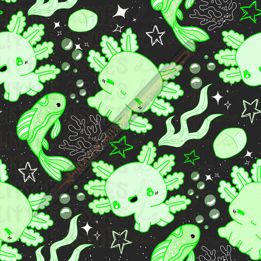 Green axolotl