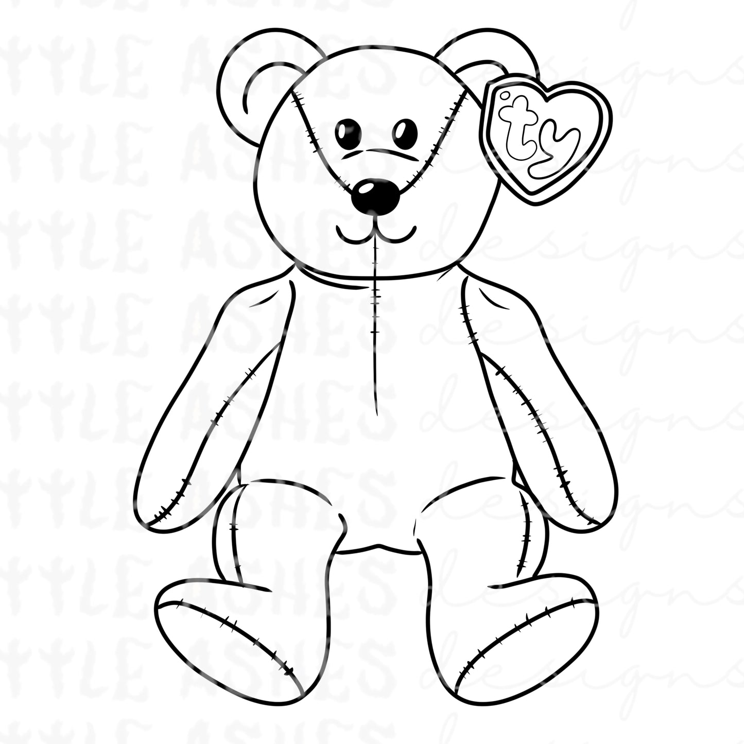 Beanie baby clipart bundle