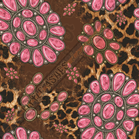 Cheetah and pink cowgirl