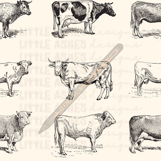 Sketch cows