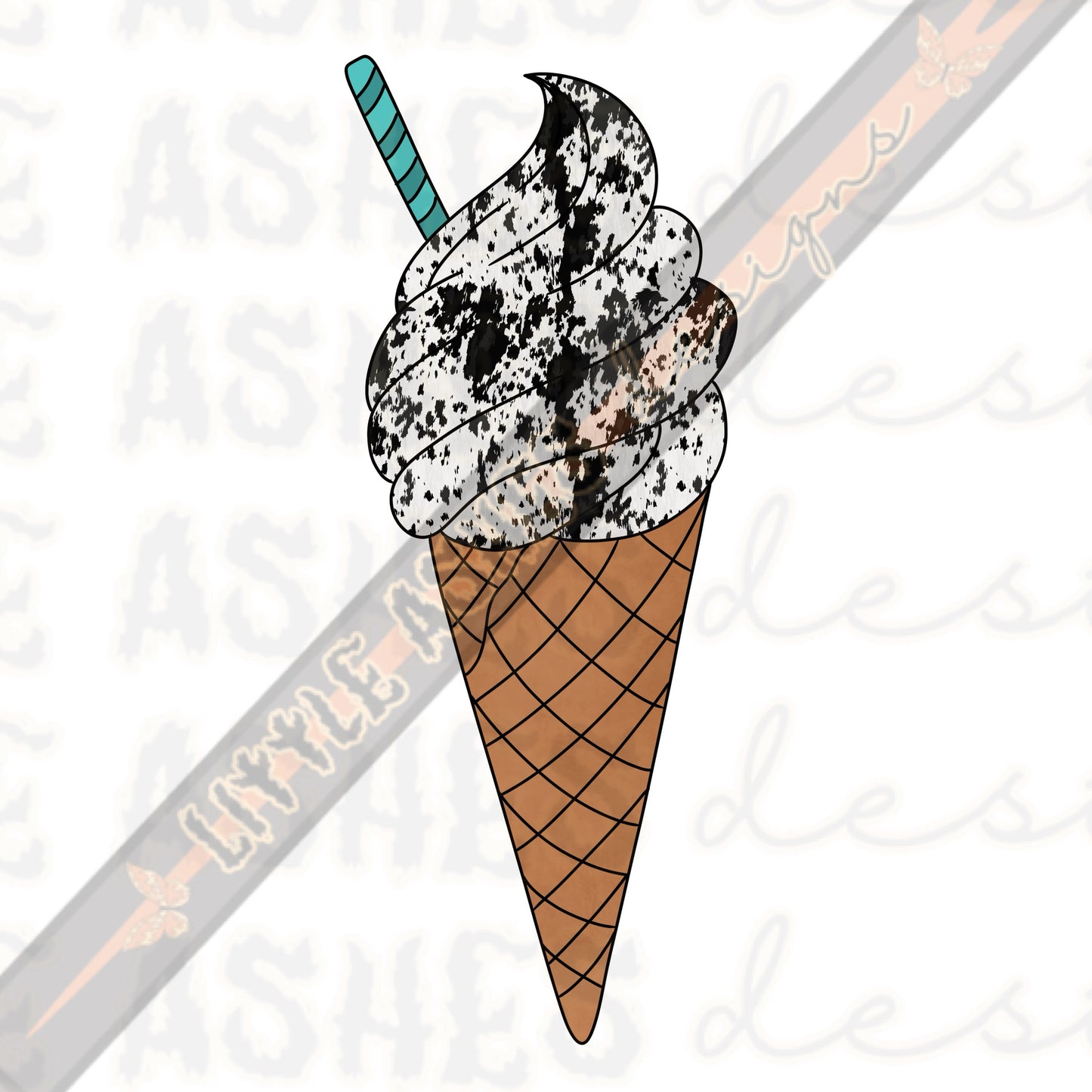 Western ice cream clipart