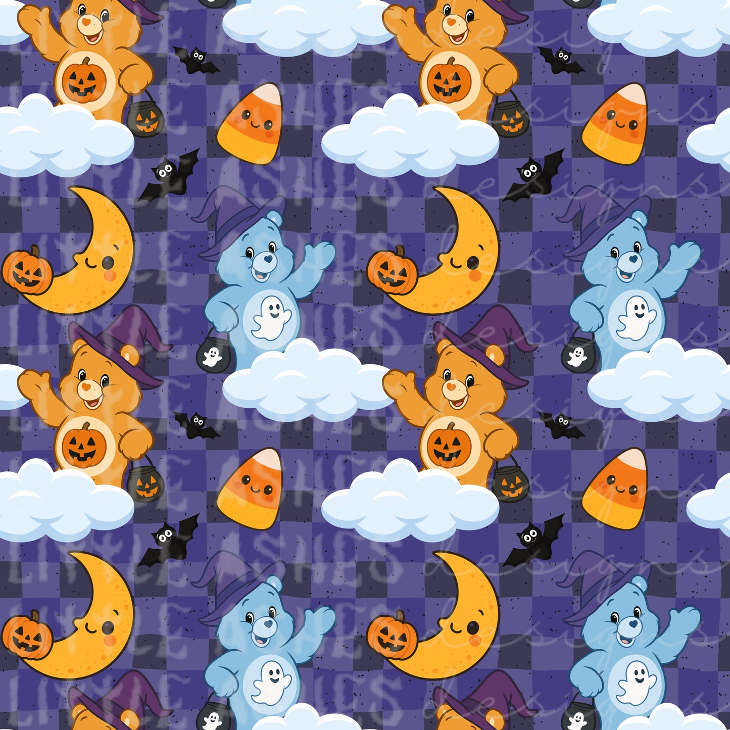 Plaid Halloween bears