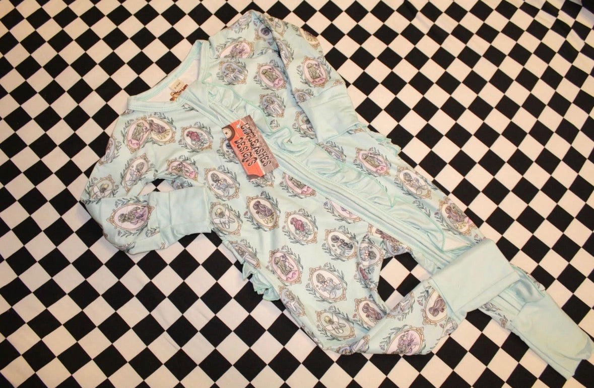Ruffle Zippy 3/6m