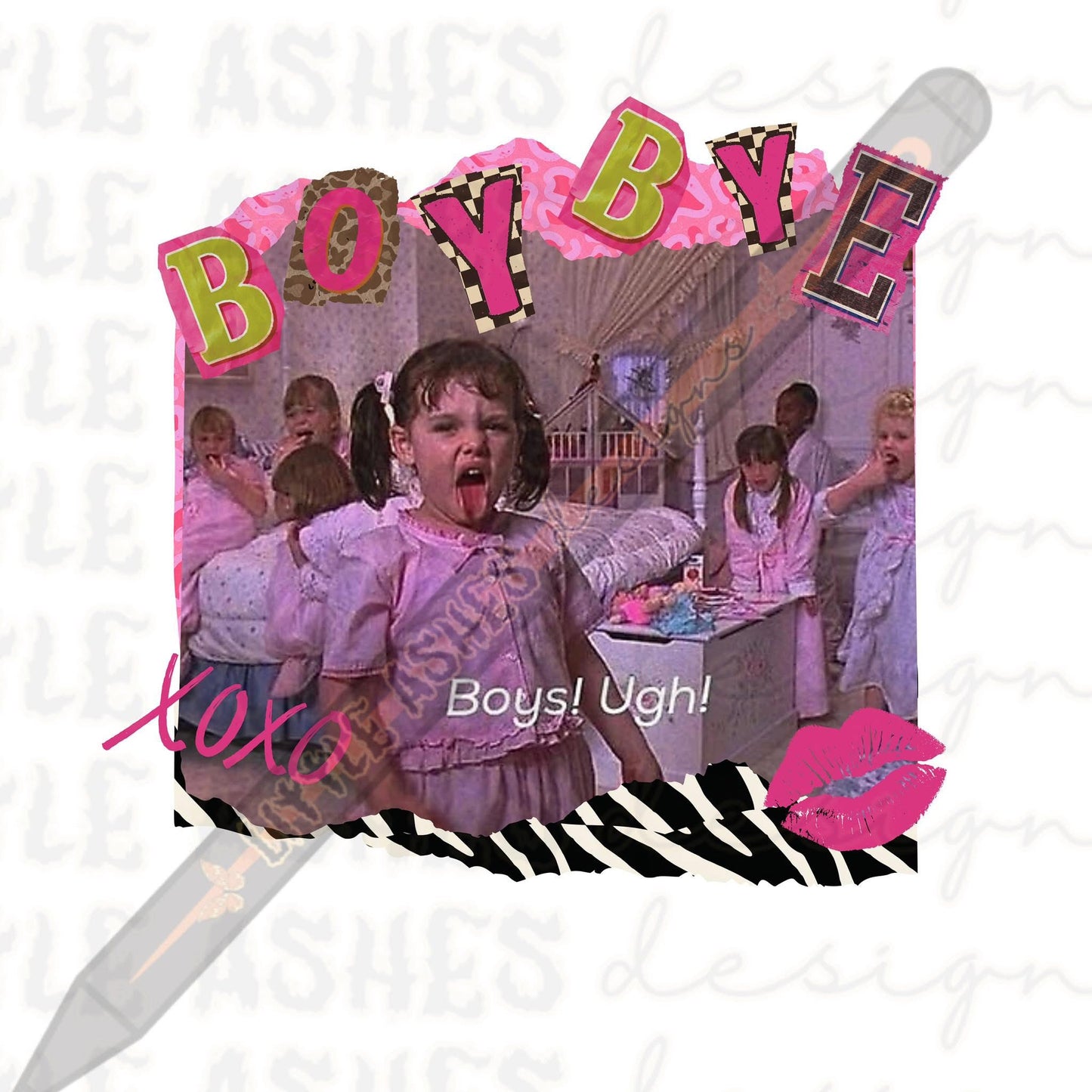 Boy bye retro valentines collab