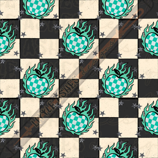 Flaming apples