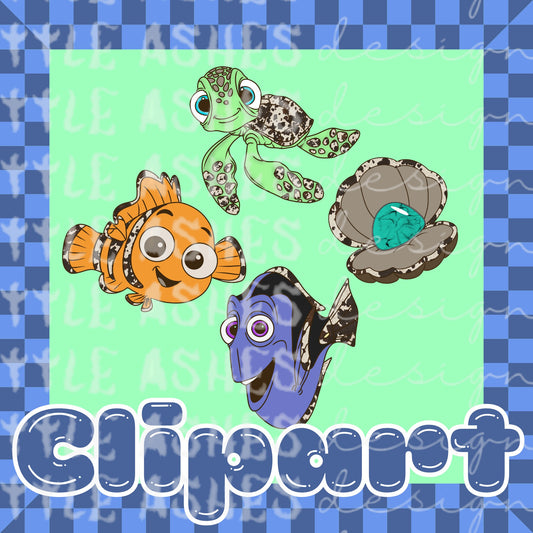 Ocean clipart bundle